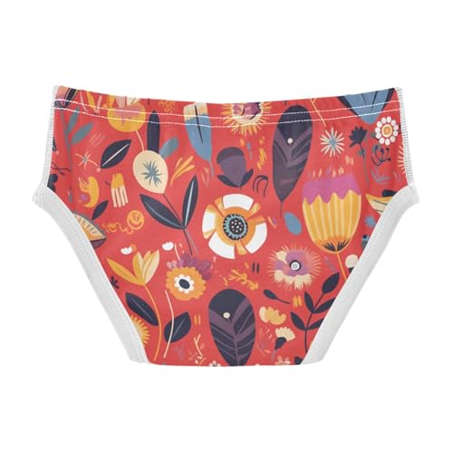 KLL Floral Toddler Boy Comfort Briefs Underwear Cute Children Panties2