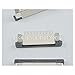 50Pcs FPC FFC 0.5mm Pitch 20 Pin Drawer Type Ribbon Flat Connector Bottom Contact