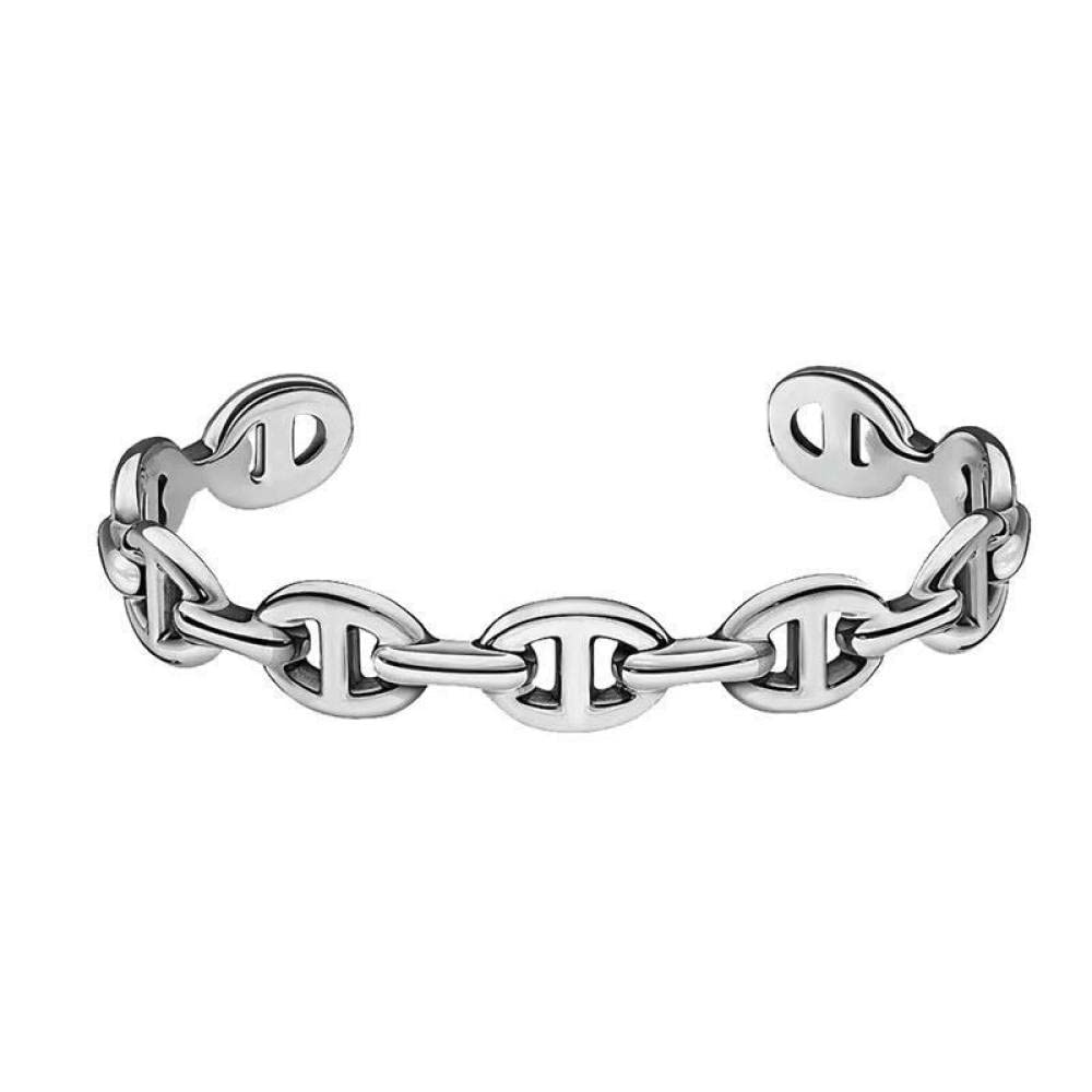 Biżuteria damska, srebrna bransoletka, damska bransoletka ze srebra próby 925 Chiński Vintage Chain Knot Cuff Bangle Bransoletka przyjaźni Damska biżuteria srebrna Prezenty urodzinowe dla sióstr Przyj
