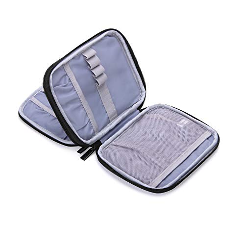 image for Damero Crochet Hook Case, Organizer Zipper Bag with Web Pockets for Va