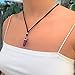 Colgante Hombre Mujer Piedra Energética Natural Punta de Flecha y zamak bañado en Plata Imagen de Colgante Hombre Mujer Piedra Energética Natural Punta de Flecha y zamak bañado en Plata
