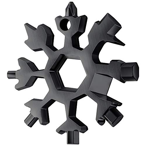 TOYALOR 18-in-1 Edelstahl Schneeflocke Multifunktionswerkzeug, Portable Multi-Tool-Schraubendreher für Outdoor-Abent, Flaschenöffner Anti-Lost-Schlüsselanhänger Gadgets Coole Werkzeug Kleine Geschenk 1 TOYALOR 18-in-1 Edelstahl Schneeflocke Multifunktionswerkzeug, Portable Multi-Tool-Schraubendreher für Outdoor-Abent, Flaschenöffner Anti-Lost-Schlüsselanhänger Gadgets Coole Werkzeug Kleine Geschenk