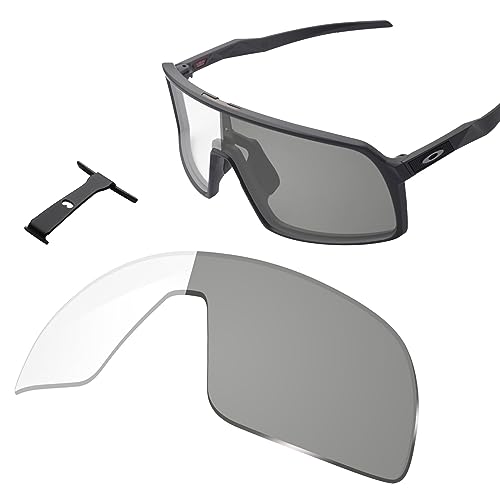 Image of 100% Precise-Fit Replacement Sunglass Lenses & Black Wicket for Oakley Sutro OO9406