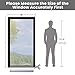 ADD.HERES Window Privacy Film One Way Daytime Privacy Static Cling, Mirror Vinyl Roll Heat Control Anti UV Window Tint for Home and Office,Non-Adhesive Window Film,Silver, 17.5
