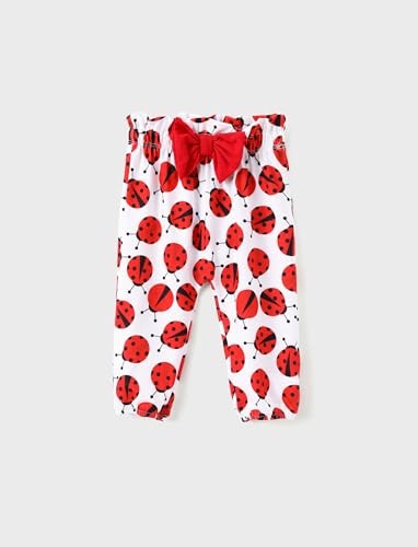 PATPAT Baby Girl Clothes Long Sleeve Ruffle Romper Pants Headband 3 Pieces Set Newborn Infant Outfits 0-24 Months3