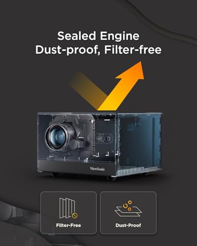 ViewSonic LX60HD 1080p Smart LED-Beamer mit integriertem Google TV – Bild 7