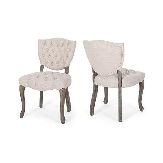 Tufted Dining Chairs Set of 2
