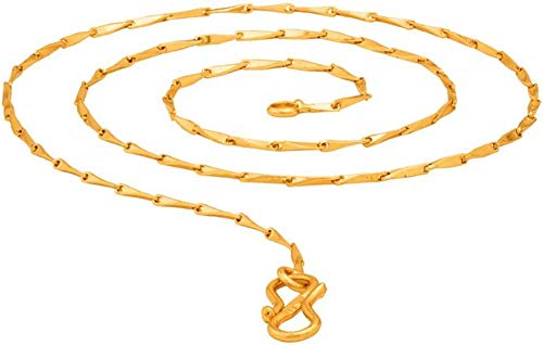 Yellow ChimesGold Plated Latest Fashion Classic Design Most Popular Rice Neck Chains for Men and Boys