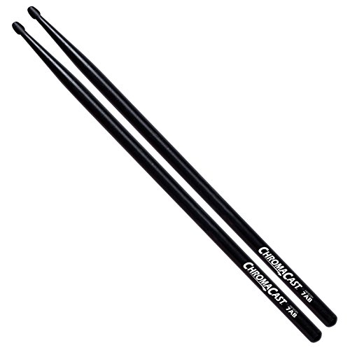 Pack Muestral de Baquetas ChromaCast con Punta de Madera Negra 7A, Punta de Nailon 5A y Punta de Madera 5B miniatura 2