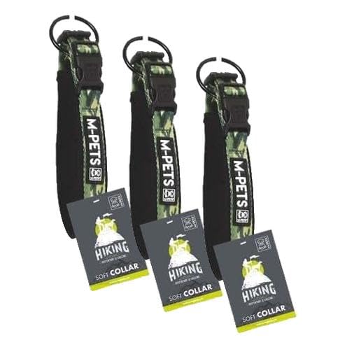 M-Pets Hiking Soft Boyun Tasması Kamuflaj S (3 paketi)