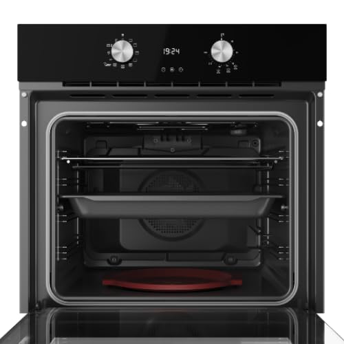 TEKA Horno Multifunción 60cm EasySteam 3 Temperaturas, 9 Funciones, Hydroclean PRO, Touch Control, 71/70L, HLB 8408 BK