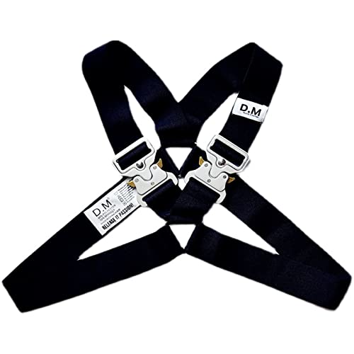 Herren Brustgurt Harness Stretch Bandage Männer Sexy Body Schultergurt Für Muscle Man Club Wear Kostüm Unterwäsche Mit Metallschnalle(Color:black,Size:M) Cover