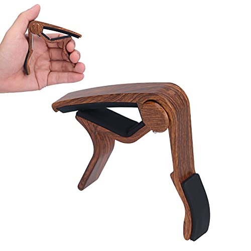 petite pince acoustique de guitare portable en bois massif avec médiators en silicone silencieux Capo à ressort pour… - Les Beatles, Paul McCartney, John Lennon, RIngo Starr, George Harrison petite pince acoustique de guitare portable en bois massif avec médiators en silicone silencieux Capo à ressort pour… – Image 7