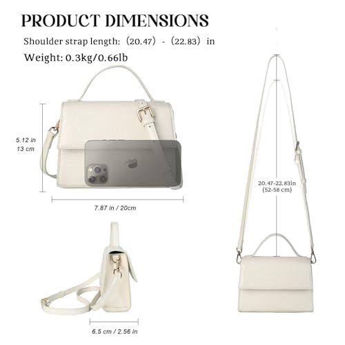 Image of Gladdon Small Crossbody Purse for Womens Trendy Ladies Top Handle Shoulder Bags(S: 5.12''x 7.87''x 2.56'')