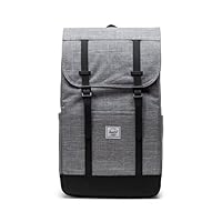 Herschel Retreat Backpack, Raven Crosshatch, 23L