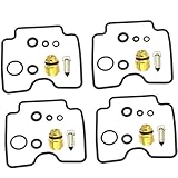 4 Set of Carburetor Repair Kits Replacement for 2001-2005 Bandit 1200 GSF1200, 1998-2006 750 GSX750F 18-5082