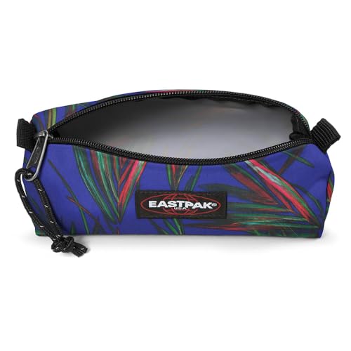 EASTPAK BENCHMARK Single Pencil Case - Brize Palm Navy -Blue