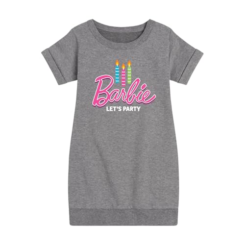 Barbie - Let's Party - Toddler and Youth Girls Fleece Dress