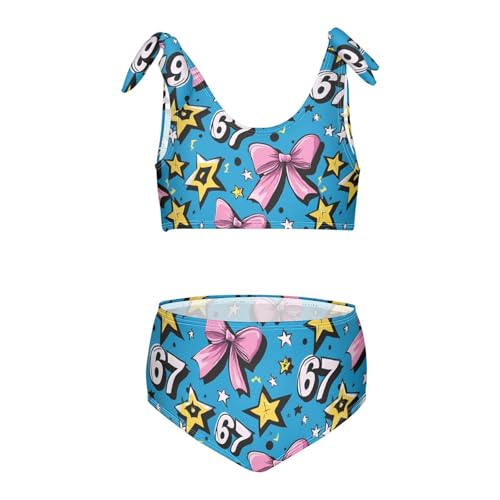 Image of Boccsty Summer Girls Swimsuits Kids Bikini Sets 2 Pcs Bathing Suit for 3T-12T