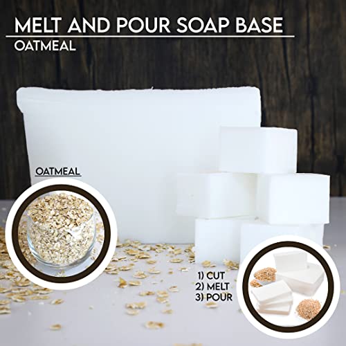 Primal Elements SOAP BASE OAT-2 Oatmeal - Moisturizing Melt And Pour Glycerin Soap Base thumb #5