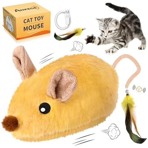 Ankege Rechargeable LED Cat Mouse Toy Cover