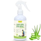 Aloe Vera Bird Spray, Moisturizes Feathers Soothes Dry Itchy...