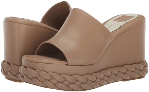 Dolce Vita Women's Elene Wedge Sandal, Cafe Leather, 8.5 | Image 6