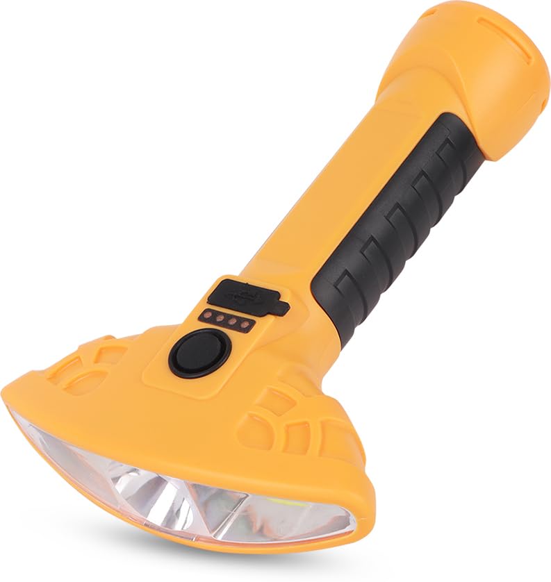 Care 4 USB Rechargeable LED Torch Light for Emeregency Torch (Yellow, 10 cm, Rechargeable)-picture-29