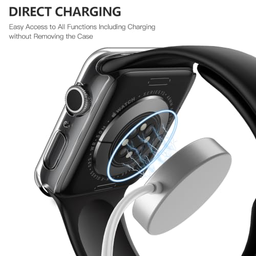 Image of Misxi 2 Pack Screen Protector Case for Apple Watch Series 12 46mm