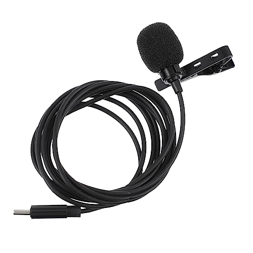 Yardwe C Microphone Clip Design for Crisp Sound Lightweight Portable Easy Wire Organization for Smartphones and Recording Sessions