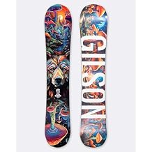 GILSON Go Bear All Mountain Snowboard, 144-162cm, Poplar Hardwood Core, 288-310mm Width, Traditional Flat Base