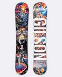 GILSON Go Bear All Mountain Snowboard, 144-162cm, Poplar Hardwood Core, 288-310mm Width, Traditional Flat Base (160cm Wide)