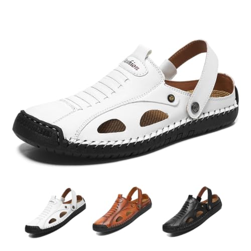 Sandalias de punta cerrada para hombre estilo pescador 2 en 1 transpirables