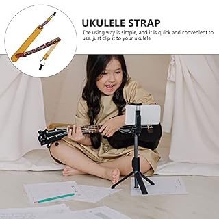 Generic Clip- On Sangle pour ukulélé en coton – Vintage Boho – Avec longueur réglable – Grand coussin en polyuréthane… - Les Beatles, Paul McCartney, John Lennon, RIngo Starr, George Harrison Generic Clip- On Sangle pour ukulélé en coton - Vintage Boho - Avec longueur réglable - Grand coussin en polyuréthane… – Image 3