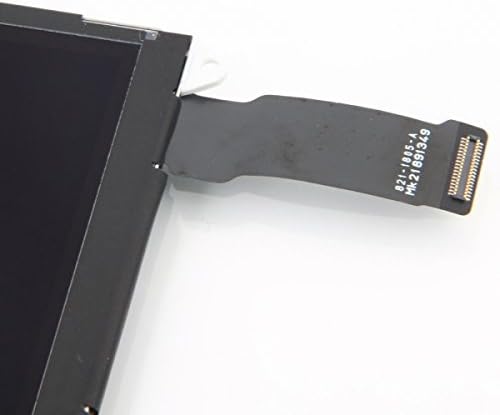 Close-up of the LCD display's flex cable connector