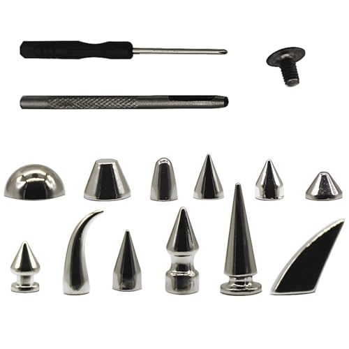 Rivets pour maroquinerie en alliage de zinc finition chromée éclatante pour cuir d'exception