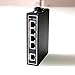 WIWAV WDH-5ET-DC 10/100Mbps Unmanaged 5-Port Industrial Ethernet Switches with DIN Rail/Wall-Mount (UL Listed, Fanless, -30~75°C)