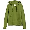 Amazon-Essentials-Womens-Classic-Fit-Long-Sleeve-Open-V-Neck-Hooded-Sweatshirt Amazon Essentials Women's Classic-Fit Long-Sleeve Open V-Neck Hooded Sweatshirt, Green, Medium