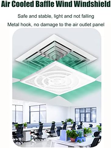 Ceiling-Mounted Air Conditioner Wind Deflector - Anti-Direct Blowing Shield for Enhanced Home & Office Cooling Comfort, Energy Efficient Airflow Control
