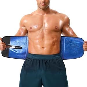 Junlan Waist Trainer for Men Sweat Waist Trimmer Belt for Stomach