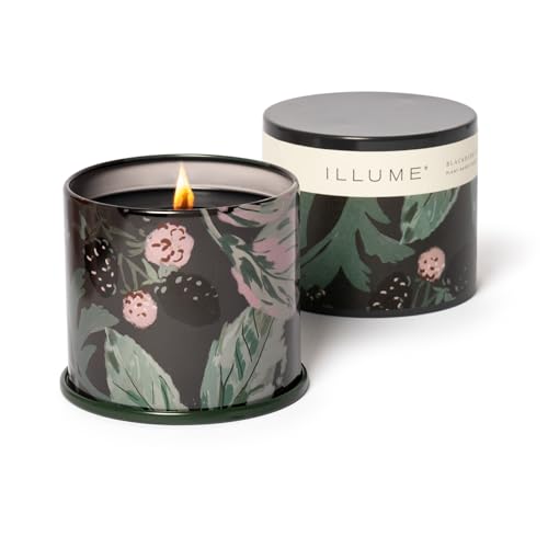 Illume Beautifully Done Essentials BlackBerry Absinthe Vanity Tin Scented Candle - Thumbnail 5