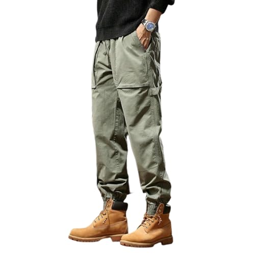 Pantalon cargo ample homme en coton doux pour éliminer l'inconfort des tissus rigides