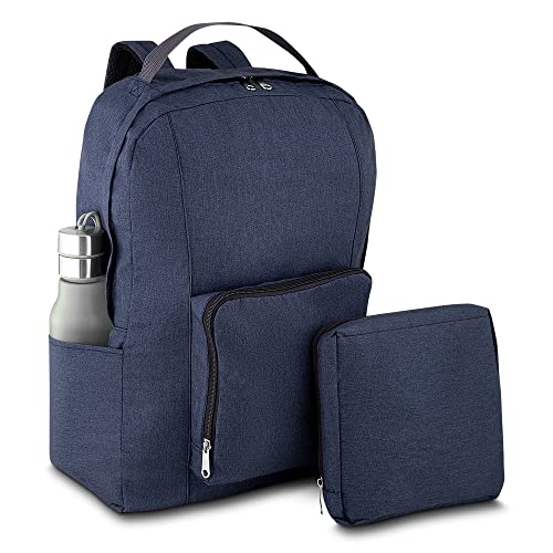 Mochila Dobrável Compacta Topget (Azul Marinho)