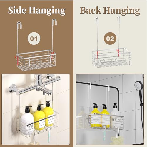 DELLAN-Hanging-Shower-Organizer-Shower-Rack-with-Hooks-Over-the-Door-Bathroom-Shower-Caddy-and-Basket
