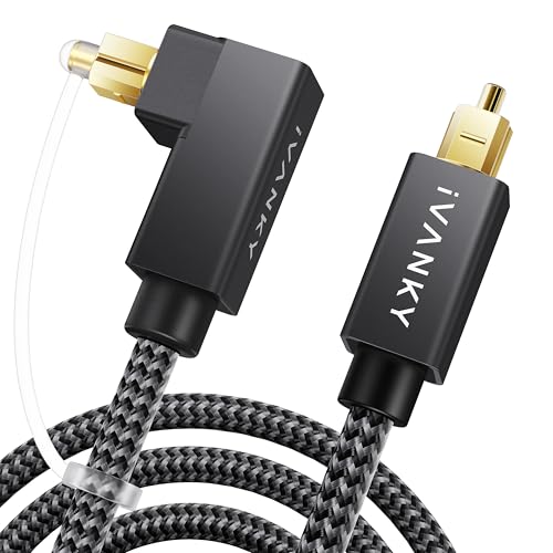 iVANKY pfW^P[u 3m 24bL 90x Toslink fW^t@Co[P[uA90°AO & XXI[fBI S/PDIF wP[uATEho[ATVAPS5AXboxAz[VA^[p