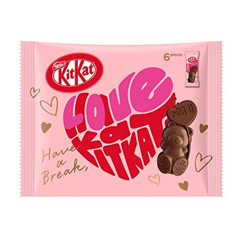 Amazon | ネスレ Kitkat キットカット ハートフルベア 1袋 6個入