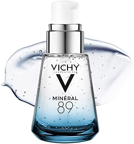 Vichy Mineral 89 Hyaluronic Acid Face Serum, Facial Gel Moisturizer and Pure Hyaluronic Acid Hydrating Serum for Sensitive or Dry Skin, 1.01 Fl Oz (Pack of 1)
