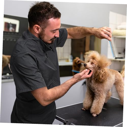 JOINPAYA 防水ペット美容師服 黒 中袖 ペットサロン用 グルーミングエプロン 抗静電気機能付き 犬猫対応 家 屋外使用可能