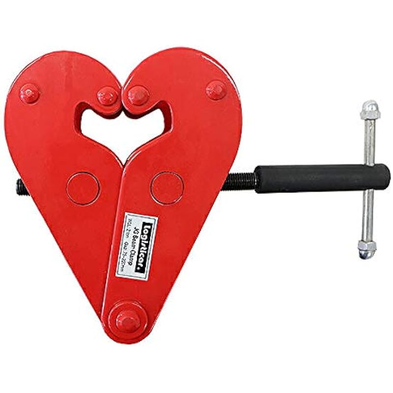 빔클램프 클램프 빔 아이빔 H형강 I형강 행클램프 로딩머신 훅 연결 피팅 체인블록 행잉장치 행잉 탈부착 결합 현장 건축 토목 철공 운송 조선 레드 빔클램프g 2t