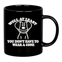 At Least You Don't Have To Wear A Cone Greeting Card Get Well Son - View #7
